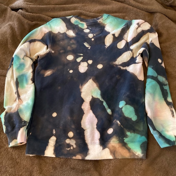 Casual sweatshirt with COACH on the front. Black, white, green, peach - Picture 3 of 4